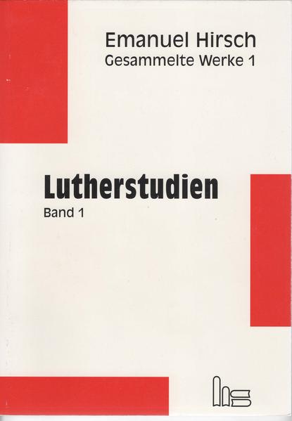 Mit den drei Bänden der Lutherstudien sind die bedeutenden Ergebnisse der Lutherforschung Hirschs der Öffentlichkeit wieder zugänglich gemacht. Die noch zu Lebzeiten von Emanuel Hirsch veröffentlichten beiden Bände Lutherstudien enthalten seine Arbeiten zu Luthers Lehre vom Gewissen, zu seiner Persönlichkeit und Lehre, seinen geistesgeschichtlichen Wirkungen und seiner Bibelübersetzung. Im Rahmen der Gesammelten Werke versammelt ein dritter Band alle wesentlichen Veröffentlichungen Hirschs zu Luther aus der Zeit zwischen 1918 und 1954 sowie darüber hinaus bisher ungedruckte Vorträge und Entwürfe aus dem Nachlass.