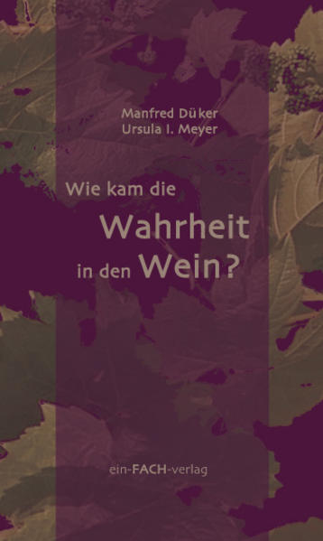 Das lateinische Sprichwort, in vino veritas, im Wein liegt Wahrheit, ist der Ausgangspunkt einer Reise durch die Geschichte der Philosophie und die Welt des Weines. Auch wenn Wein und Philosophie auf den ersten Blick nichts miteinander zu tun haben, so überschneiden sie sich, so das Sprichwort, an einem Punkt, der Wahrheit. Eigentlich ist die Frage nach der Wahrheit das große Thema der Philosophie. Kann die Antwort darauf wirklich heißen, sie liegt im Wein? Vielleicht ist hier auch eine ganz andere als die philosophische Wahrheit gemeint. Der Frage, wie die Wahrheit in den Wein kam, spürt dieser Titel nach. Und er zeigt, dass über das Sprichwort hinaus, noch andere philosophische Bezüge zwischen Wahrheit und Wein bestehen. Für die zweite Auflage des Titel wurden vor allem die aktuellen Bezüge überarbeitet und die neuen europäischen Klassifikationssysteme aufgenommen.