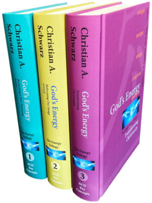 “These books come at just the right time. With his Energy Trilogy, Christian Schwarz tackles several key challenges at the same time. He provides impulses that deserve to be widely discussed" (Prof. Dr. Thorsten Dietz, Marburg). With the publication of Volume 3, the much-debated Energy Trilogy by Christian A. Schwarz has been completed. How could it be that the New Testament teaching on God's energy has remained all but invisible to vast parts of Christianity? This trilogy describes the explosive relevance of the New Testament concept of energy for Christianity today. It can help the church recalibrate its spiritual and theological compass.