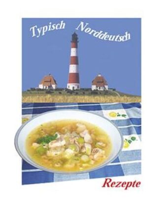 Birnen, Bohnen und Speck, Mehlbüddel, Ofenkater und Rote Grütze mit Sahne. All diese insgesamt 59 schmackhaften Gerichte aus dem Norden Deutschlands finden sich in der vorliegenden Rezeptmappe. Für den kleinen Appetit gibt`s Apfelpfannkuchen oder schon etwas pikanter: Matjesfilets nach Hausfrauenart. Zu Mittag wären herzhafte Suppen und Eintöpfe angezeigt, so z. B. die bekannte Hamburger Aalsuppe oder ein Kohleintopf aus Dithmarscher Gegend. Grünkohl, Rübenmus und Schwarz-Sauer sind bewährte Saisongerichte, die das Land am Meer zu bieten hat. Auch der Nachtisch lässt keine Wünsche offen: Neben den Varianten für die Rote Grütze gibt es auch das Rezept für Klüten mit Sirup. Damit ist noch nicht Schluss, denn ein Schlehenlikör zum Nachtisch kann ebenso serviert werden wie die "Tote Tante". Na dann.