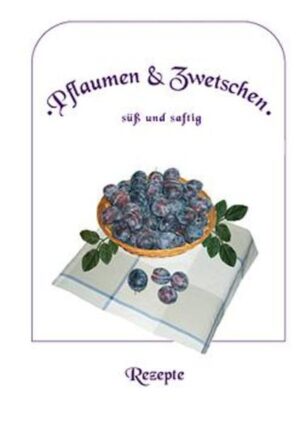 Wer liebt sie nicht. die sommerreifen Pflaumen? Zu saftigen Blechkuchen verarbeitet oder als Kompott zueiner sahnigen Creme serviert? Die vorliegende Sammlung köstlicher Rezepte zeigt die vielfältigen Verwendungsmöglichkeiten von Plaumen und Zwetschen, von Früchten, die sich nicht nur in der Form, sondern auch in der Ablösung vom Stein unterscheiden. Von Pflaumenauflauf mit Schmantguss über Zwetschenauflauf mit Karamel, führt das Angebot hin zu Pflaumenkopenhagener und Zwetschen-Haselnusskuchen. Bei den Torten fällt die Auswahl schwer, gibt es doch u. a. eine Pflaumen-Wallnusstorte oder die Torte mit Johannisbeerguß. Eingekochtes und Eingelegtes dürfen bei den 55 Rezepten nicht fehlen. Dazu gehört die Pflaume in Rotwein ebenso wie ein Zwetschen-Birnen-Gelee.