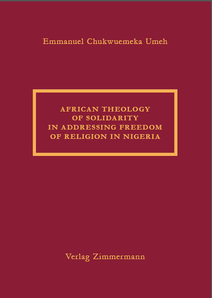 The religious fragmentation of society causes disunity and affects national distributive justice. Religious intolerance contributes in no small measure to the economic and political instabilities in Nigeria. It has the capacity of destroying families and societies of homogeneous culture. African Theology of Solidarity is of the view that the continued existence of Nigeria as one nation will depend greatly on how she manages her religious plurality.