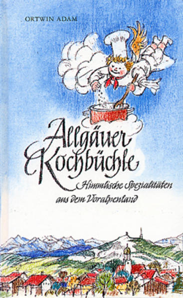 Himmlische Allgäuer Gerichte, serviert mit passenden Allgäuer Sprüchen, hat Ortwin Adam gesammelt und aufgeschrieben. Neben den schon traditionell bekannten Speisen werden auch un-gewöhnliche Allgäuer Gerichte wie Holdersuppe mit Zimtbröckle, Brennnesselsuppe, Allgäuer Wolkenbruch, Käsnocken auf Mangold, Allgäuer Käsfladen und viele andere Köstlichkeiten beschrieben. Darüber hinaus erhält der Leser eine geschichtliche Betrachtung zur Allgäuer Küche.