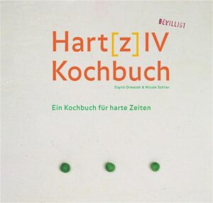 Hartz IV in aller Munde. Das ist die Realität. Aber muss Sie auch so schmecken? Gerade in unwirtlichen Zeiten sollten wir auf gutes Essen, ob allein oder mit Freunden, nicht verzichten. Das Kochbuch zeigt, wie man mit einfachen und erschwinglichen Zutaten köstliche Gerichte zaubern kann. Zudem gibt es praktische Tipps zur mühelosen Nahrungssuche in freier Natur. Ein kulinarischer Leitfaden für das wachsende Heer der Erwerbslosen, Ich-Aktionäre, Umschulungs-Akrobaten, Dauer-Praktikanten, Frührentner und Lebenskünstler.