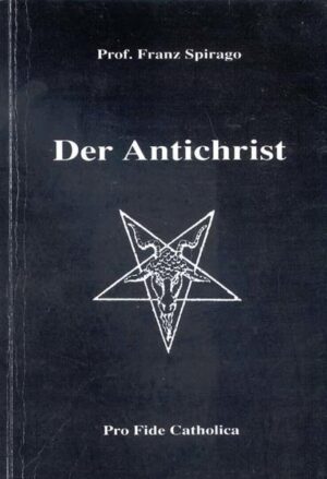 Dieses Buch liest sich wie ein schauriger Krimi. Es schildert das Kommen und Wirken des Antichristen bis zum Weltende ? auf der Grundlage einer Vielzahl von altüberlieferten Prophezeiungen und Weissagungen. Der Antichrist ist von Gott zugelassen für die gottlos gewordene Menschheit. Sein Name besagt, daß er der größte Gegner und Feind Jesu Christi sein wird. Geblendet von seiner schönen Gestalt, dem einnehmenden Antlitz, der Geistesschärfe und Rednergabe werden ihm die Massen zu Füßen fallen. Er wird als Wunderkind die Erde betreten, und noch ehe er 10 Lebensjahre zählt, ist er mächtiger und gelehrter als je einer vor ihm. Mit 30 Jahren wird erst die Fülle seiner ganzen Macht offenbar und die Menschen werden ihn ob seiner Heldentaten rühmen. Die Juden werden ihn als den gesandten Messias feiern und er wird sagen: „Der Erlöser der Welt bin ich“. Da Luzifer schon im Mutterleib sein ganzes Wesen in Besitz genommen haben wird, wird er der katholischen Religion den Kampf ansagen. Er wird seinen Mund öffnen zur Lehre des Widerspruchs. Er versucht, das Leben Jesu in allen Details nachzuäffen. Er wird einen Vorläufer haben gleichwie Christus Johannes den Täufer. Er wird Apostel in die Welt aussenden. Der Antichrist wird zunächst König der Juden. Jerusalem wird zum Mittelpunkt seines Weltreiches. Allen seinen Untertanen wird er das Kennzeichen 666 einprägen lassen. Er wird dreieinhalb Jahre lang als Weltkaiser herrschen. In dieser Zeit werden die Katholiken in siedenden Pfannen schmoren u.v.a.m.