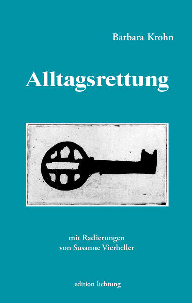 Oft sind wir verstrickt in unseren Alltag, er hindert uns und hält uns auf, gleichzeitig ist er aber Halt und Leben: unser Alltagsleben. Die hier vorliegenden 54 kurzen Prosatexte kreisen um den Alltag. Manchmal ist es belebend, ihm ein Schnippchen zu schlagen: gegen die Gewohnheit leben, in einem Bild verschwinden, die Hoffnung füttern, grundlos lachen, den Luftzug nehmen - mit viel Phantasie spürt Barbara Krohn Zwischenräume im Alltag auf. Sie findet und erfindet kleine Fluchten. Ihr Buch ist aber auch ein Plädoyer für den Alltag, geht es doch auch darum, die Langeweile neu schätzen zu lernen, die Widerstände zu lieben, den Alltag neu zu denken und zu gestalten. Und dies alles mit den Mitteln der Literatur! Die kleinen poetischen Texte überzeugen mit ihren dichten Bildern und der knappen Sprache. Susanne Vierheller hat das Buch mit zwölf Radierungen illustriert - kunstvolle Pausen zwischen den Alltags­rettungtexten.