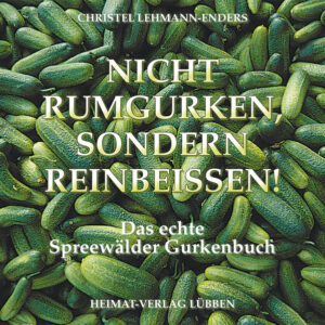 Christel Lehmann-Enders vermittelt Wissenswertes rund um die berühmte Spreewälder Gurke. Sie erläutert Tendenzen und Probleme des Anbaus und der Verwertung der Gurken, zeigt die Lebensweise der Spreewaldbewohner, die Geheimnisse des Gurkeneinlegens und berichtet von vergangenen und aktuellen „Gurkenkriegen“. Ein umfangreicher Rezeptteil zeigt einige Geheimnisse der Spreewälder Gewürz-, Essig-, Pfeffer-, Knoblauch-, Salz-, Senf- und Dillgurken. • mit vielen Farb- und S/W-Abbildungen