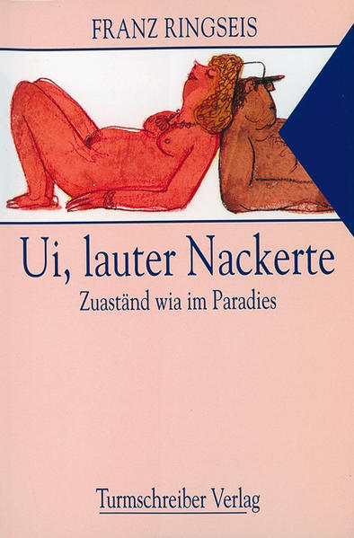 Wieso kommt Franz Ringseis, Klassiker der bayerischen Mundartlyrik, dazu, über „lauter Nackerte“ zu schreiben? Ist es ironisch, wenn er der „FKK-lerei“ „Zuaständ wie im Paradies“ zubilligt? Dieses Buch mit den schmunzelseligen Zeichnungen von Wilhelm Maier-Solgk ist weder eine wohlfeile Spöttelei auf die „Sonnenfreunde“ in nah und fern, noch eine Hymne auf textilfreie „Nacktbaderei“ hat sich der Dichter doch im „Nackthinein“ überzeugen lassen, dass es fast nirgendwo so anständig zugeht wie bei den Unverhüllten. Scheinmoral spielt hier keine Rolle. Er zeigt uns alte und junge, weniger schöne und wunderschöne Menschen, wie Gott sie geschaffen, dazu Landschaft und Meer, teils satirisch, teils liebevoll, als ein Dichter und Philosoph voll weiser Toleranz, mit und ohne „G’wand“. Ein kleines Paradies und unwiderstehlich bayerisch. Der Münchener Autor studierte Philosophie, Psychologie und Zeitungswissenschaft und habilitierte anschließend. Nach seiner Emeritierung fand er Zeit für wissenschaftliche und literarische Arbeiten, veröffentlichte zahlreiche Bücher und erntete eine Fülle von Preisen und Auszeichnungen.