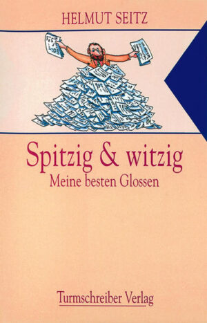 Der lobende Titel stammt aus einem Leserbrief an die Süddeutsche Zeitung, in der Seitz-Glossen allsamstäglich erscheinen - dazu finden sich weitere im „Münchner Stadtanzeiger“ und auf der Seite „Münchner Wirtschaft“. Insofern versteht er sich also nicht als Eigenlob! Natürlich meinte der Leser, Seitz-Spitzen seien nicht nur deshalb „Spitze“, weil sie als Glosse links oben stünden. Sie verstünden sich vielmehr als Höhepunkt des Esprits. Der Autor freute sich darüber, leicht errötend, und bedankt sich hiermit nicht nur bei seinem Titelgeber, sondern bei allen anderen freundlichen Lesern, die ja ein paar hunderttausend mehr, sind indem er dieses Lesebuch mit den allerbesten aus seinen 10000 Glossen vorlegt. Helmut Seitz, 1931 geboren, ist eigentlich studierter Wirtschafter - „für die Katz“, wie er launisch konstatiert, denn er ist Zeit seiner beruflichen Laufbahn Journalist gewesen. Seit über 40 Jahren schreibt er für die Süddeutsche Zeitung, Kommentare für den Bayerischen Rundfunk und etliche andere Sender. Seitz veröffentlichte bereits über drei Dutzend Bücher.