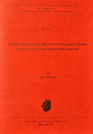 Jentzmik's thesis has to be considered as a contribution to clarify a yet obscure and not widely enough reflected pattern of interpretation, which up to now has hindered the understanding of medieval poetry mor than being conducive to it.