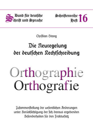 Die Neuregelung der deutschen Rechtschreibung | Bundesamt für magische Wesen