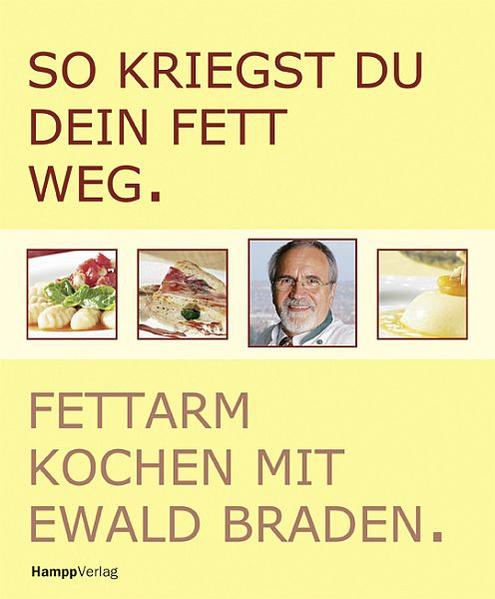 Fettarm und gesund essen und trotzdem genießen? Ewald Braden beweist, dass es funktioniert. Er verzichtet nicht auf Fett, sondern zeigt, wie man konsequent mit möglichst wenig davon auskommen kann, nicht nur bei Fisch- und Fleischgerichten, sondern auch bei Desserts und Kuchen. Und es schmeckt - Sie werden es schmecken! Die ausgewogene Mischung aus Grundkochbuch und Lebensmittelkompendium zeigt, was schlank, fit und gesund macht und hält. Die originellen und unkompliziert nachzukochenden Rezepte für die Alltagsküche werden ergänzt durch Informationen aus der Lebensmittel- und Ernährungskunde sowie viele praktische Tipps und Tricks rund ums Fettsparen bei der Zubereitung. Aus dem Inhalt: Fettarm kochen Warenkunde: Milch und Milchprodukte Obst und Gemüse Reis, Pasta und Kartoffeln Fisch und Fleisch 374 Rezepte: Snacks und Salate Suppen Vegetarisches Fisch- und Fleischgerichte Desserts und Kuchen