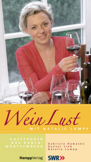 Deutschlands führende Weinexpertin Natalie Lumpp moderiert von September bis Ende November mehrmals pro Woche die SWR-Serie "WeinLust mit Natalie Lumpp" in der Landesschau Baden-Württemberg. Im gleichnamigen Begleitbuch stellt die erfolgreiche Weinfachfrau und "Brigitte"-Autorin die 25 schönsten Weinregionen und Weingüter in Baden-Württemberg vor. Interviews mit den Winzern, Adressen, Wein- und Restauranttipps ergänzen die einzelnen Vorstellungen und lassen das Buch zu einem umfassenden Führer durch die Weinregion Baden-Württemberg werden.