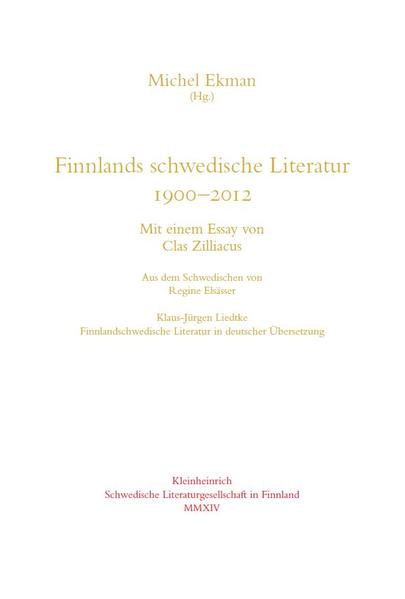 Finnlands schwedische Literatur 1900-2012 | Bundesamt für magische Wesen