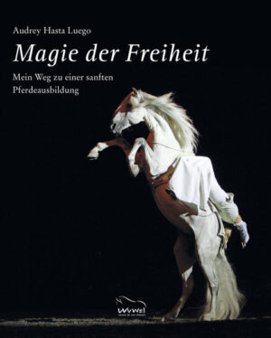 Das Leben von Audrey Hasta Luego ist seit frühester Kindheit an von einer bedingungslosen Liebe zu Pferden geprägt zum Leidwesen ihrer Familie. Trotz vieler Widerstände und Rückschläge verfolgte Audrey Hasta Luego beharrlich ihren Traum. Heute lebt sie mit ihren Hengsten zusammen, reist mit ihnen durch die Welt und präsentiert ihre besondere Form der Freiheitsdressur. Ein wichtiges Thema ist für sie wie für ihren Ehemann Robin Hasta Luego, ebenfalls Showreiter, außerdem Fotograf und Produzent, die Suche nach einer harmonischen Pferd- Mensch- Beziehung. In diesem Buch enthüllt sie zum ersten Mal ihre Arbeitsweise und beschreibt anhand ihrer umfangreichen Erfahrungen mit unterschiedlichen Pferden ihren Weg zur Freiheitsdressur. Ihre Philosophie des vertrauensvollen Miteinanders ist dabei mehr als eine Philosophie der Pferde es ist eine Lebenseinstellung, in der Liebe, Respekt und Freiheit großgeschrieben werden. Das Buch geht auf die psychologischen und physiologischen Aspekte des Pferdes und seiner Ausbildung ein, legt Trainingsprinzipien dar und erklärt Schritt- für- Schritt einige einfache Lektionen. In Kombination mit den stimmungsvollen Fotos von Robin Hasta Luego ein Leckerbissen für alle Pferdefans, die von Harmonie und Freiheit und einer intensiven Beziehung zu ihrem Vierbeiner träumen! Ich möchte hier keinen Unterricht erteilen und auch keine Methode vermitteln, sondern eine neue Denkrichtung, einenneuen Ansatz der Pferd- Mensch- Beziehung zeigen … Audrey HASTA LUEGO