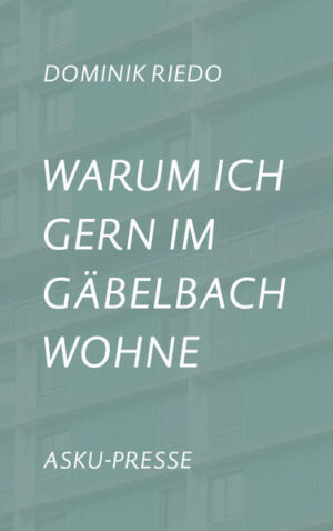 «Als Schriftsteller dürften Sie für den Block schon mal etwas liefern, es gibt da den Wulchechratzer …» - so wurde mir 2017 beschieden, als ich bereits fünf Jahre im Berner Gäbelbach-Quartier gewohnt hatte. Es ist dies eine kleine Satellitenstadt aus den 1960er-Jahren, ganz im Westen der Schweizer Bundesmetropole, an der Stadtgrenze, und in vielem moderner als heutige Stadtplanungen: Die Blöcke verwirklichen wahres verdichtetes Bauen, wachsen sie doch alle 14 Stockwerke in die Höhe, haben je 9 Eingänge pro Block mit 27 und mehr Wohnungen pro Eingang. Es gibt ein Hallenbad plus Sauna für alle, einen Kinderhort, eine Primarschule, eine Bibliothek, Gemeinschaftsräume, einen Sportplatz, zwei Lebensmittelläden und ein Restaurant etc. Dazu wurden Autos der Mieter strikt in Tiefgaragen verbannt. War es zu Beginn eher die Mittelklasse, die teilweise seit dem Mieterstbezug noch hier wohnt, wurden die selten renovierten Wohnungen mehr und mehr auch für die Unterschicht erschwinglich. Dadurch besteht heute eine Durchmischung, wie sie höchstens noch in der Luzerner Baselstrasse - landesweit berühmt-berüchtigt - übertroffen wird. Aber genau dies reizte mich als Schriftsteller dann auch, dem oben zitierten Spruch im Treppenhaus nachzukommen und dem Quartierblatt eine Glosse anzubieten, die dann dreizehn Mal erscheinen durfte. Im Schleppzug der Veröffentlichung folgten jeweils Dutzende Leserzuschriften, die selbst eine Veröffent­lichung wert wären, wenn sich je alle Urheber auffinden liessen … Vielleicht lag das auch daran, dass sich alle erzählten Begebenheiten wirklich so zugetragen hatten. - Dominik Riedo