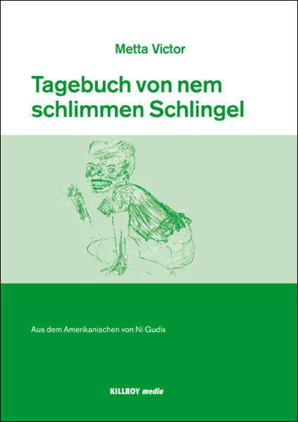 'A Bad Boy’s Diary' erschien 1880 erstmals anonym als Taschenbuch bei Ogilvie in New York und wurde zum großen Erfolg. Es erschien mit Rechtschreibfehlern und im Slang ('I was ate years ole yesturday, an Mamma she sez to me') sowie mit Wortspielen und frechem Jargon. 'The funniest book ever written', hieß es in Rezensionen. Es gab viele Übersetzungen und Bearbeitungen, doch wegen der Anonymität des amerikanischen Originals wurde oft im Text herumgepfuscht, Georgies Orthographie wurde z.T. korrigiert, seine Abenteuer gekürzt und neue dazuerfunden. Daß 'Gian Burrasca', ein beliebtes italienisches Kinderbuch neben Pinocchio, ein Plagiat von „A Bad Boy’s Diary“ ist, wissen nur wenige. Ní Gudix’ Übersetzung 'Tagebuch von nem schlimmen Schlingel' ist der Versuch, einem der Ur-Lausbuben der Weltliteratur wieder zu Ruhm und Ehre zu verhelfen.