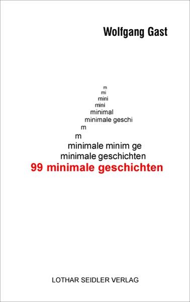 Wolfgang Gast präsentiert hier Kabinettstückchen in Kurzprosa. Sie handeln von Individualisten, die nicht unbedingt immer liebenswürdig erscheinen. Sie fordern jedoch den Leser heraus, sich auf ihre Lebenswelten einzulassen. Mit geschärftem Blick auf Details verdichtet der Autor die skurrilen Erzählszenarien.