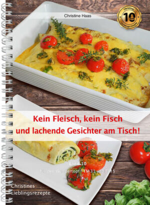 So genussvoll und unkompliziert kann vegetarisch Kochen sein! Sind Sie Vegetarier oder möchten nur ab und zu fleisch- und fischlos genießen? Dann ist dieses Buch genau das Richtige für Sie! Mit vielen abwechslungs-reichen Gerichten bleiben garantiert keine Wünsche offen. Die verlockenden Rezeptideen mit gängigen Zutaten sind, wie immer, schnell und einfach gekocht und natürlich wieder mit Gelinggarantie. Alle Rezepte sind mehrmals mit dem TM31 sowie dem TM5 getestet. Falls eine deftige Beilage doch nicht fehlen darf, finden Sie auf meiner Homepage Tipps, was Sie zu den einzelnen Gerichten servieren können. www.haaschristine.de Sie finden hier: 68 Rezepte mit Farbfotos Besuchen Sie meinen Online-Shop www.christines-rezepte.de