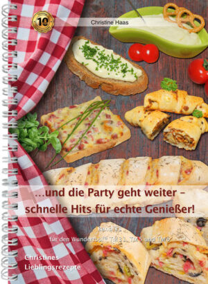 Die Gäste sind schon im Anmarsch… …mit diesen gelingsicheren Lecker-Schmecker-Gerichten sicherlich kein Problem! Es soll schnell gehen, prima zum Vorbereiten und natürlich spitzenmässig im Geschmack sein, dann haben Sie mit diesem Buch genau die richtige Wahl getroffen. Diese genialen Rezepte müssen Sie unbedingt haben! Über 70 Rezepte mit Farbfotos, mehr als 40 davon für Vegetarier Besuchen Sie meinen Online-Shop: www.christines-rezepte.de sowie meine Homepage: haaschristine.de