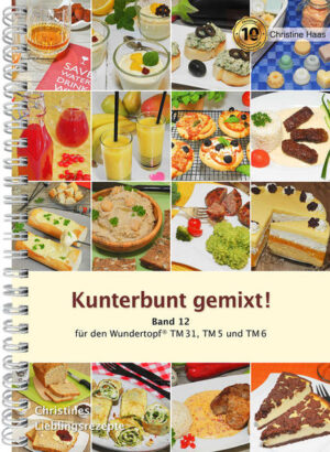 Ein Buch, vollgepackt mit vielen tollen Rezepten, die alle schnell und unkompliziert in der Zubereitung sind, sowohl mit als auch ohne TM. Lassen Sie sich von meinen Ideen inspirieren! Sie finden hier: 75 Rezepte mit Farbfotos, davon 65 für Vegetarier Besuchen Sie meinen Online-Shop: www.christines-rezepte.de