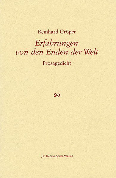 Die Enden der Welt, irgend- und nirgendwo, sind Orte und Unorte, zu erfahren traumvergessen in Erinnerungen, darin bald ausgesetzt und allein, bald im Dialog mit dem verkörperten Wider-Ich, Städte und Stätten durchfliegend, zu Glas erstarrte Landschaften, Meere, Granitbrüche, Bergwälder und Parks, dann den Leser durch doch wieder ihm nicht unvertraute Szenerien führend. Die Frage »Trauben?« eröffnet und schließt den Text. »Der Mond kommt wieder, als sie sich niedergelassen haben