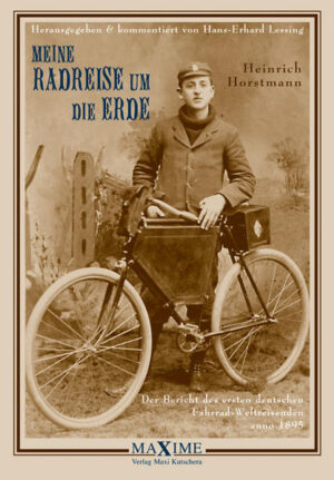 Kürzlich aufgetaucht sind die Aufzeichnungen von Heinrich Horstmann, dem ersten Deutschen, der 1895 auf dem Fahrrad um die Welt fuhr. Nicht mal volljährig und gegen den Willen seiner Eltern schloss Horstmann eine notarielle Wette über 20.000 Mark ab: ohne einen Pfennnig starte er und käme doch vermögend wieder. Am 2.Mai 1895 begann sein waghalsiges Unterfangen mit 16 Kilogramm Gepäck — in den amerikanischen Südstaaten kamen Colts, die ,Winchester‘ und eine Machete hinzu. Ohne diese ,peacemaker' hätten seine Eltern ihn bestimmt nicht wiedergesehen. Von seinem sensationellem Bericht, den er vor mehr als hundert Jahren selbst publizierte, ist allein ein Exemplar erhalten. Wieder aufgelegt und ergänzt durch biographische Angaben, Presseberichte und Fakten, die er selbst verschwieg, ist dieses Buch die Erfolgsstory eines aufgeweckten und wagemutigen Jugendlichen. Der Leser wird verstehen, warum dieser junge Mann es in seinem weiteren Leben noch bis zur Achtzylinder-Horch-Limousine mit Chauffeur brachte.