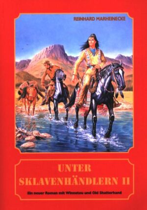 Winnetou und Old Shatterhand retten einen entflohenen Sklaven vor Bluthunden, die ihn zerfleischen wollen. Mit der Hilfe der Blutsbrüder gelingt es dem Schwarzen, seinen Häschern zu entgehen. Das Schicksal seines Großvaters, wie dieser aus Afrika in die Vereinigten Staaten verschleppt wurde, kann Old Shatterhand in einem Tagebuch aus dem Jahr 1778 nachlesen, das der Schwarze, Jack, auf seiner Flucht als Einziges gerettet hat. Die Blutsbrüder helfen Jack nun auch, seine verkaufte Frau Lynn von einem anderen Plantagenbesitzer zurückzukaufen. Doch das Gold des Apachen ruft die Gier der Farmer hervor, die unsere Freunde daraufhin ermorden wollen. Zum Schluss des Romans gelingt es unseren Helden, den Sklavenhändlern endgültig ihr Handwerk zu legen. Der zweite und letzte Teil von "Unter Sklavenhändlern" führt den Leser in die tiefsten Niederungen des Sklavenhandels mit all ihren schmutzigen Facetten. Geschichtlich genau schildert der Autor die Gräuel, denen die Sklaven ausgesetzt waren, ohne aber dabei auf die märchenhafte Handlung, ganz im Sinne Karl Mays, zu verzichten.