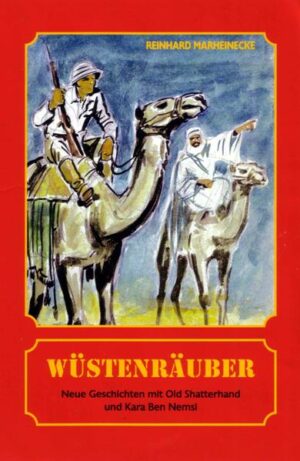 Kara Ben Nemsi und Hadschi Halef Omar reiten nach Mossul. Da die Stadt inzwischen einen neuen Herrscher hat, können sie das ruhig wagen. Raschid-Pascha erfährt durch Halefs Prahlereien von den angeblichen "Wunderwaffen" des Deutschen und bittet die beiden eine Karawane nach Tillaja zu begleiten, da räuberische Beduinen häufig Kaufmannszüge in der Wüste überfallen. Auf dem Zug fleht ein junges Mädchen Kara Ben Nemsi um Hilfe an, da es vom Karawaneneigner ihrem Onkel abgekauft worden war und nun gegen den eigenen Willen die Frau des viel älteren Mannes werden soll. Bei der Aufdeckung einer Verschwörung geraten Halef und Kara Ben Nemsi in Gefangenschaft. Können die Helden sich befreien und sowohl die Karawane vor dem drohenden Untergang als auch die junge Frau von ihrer Seelenqual befreien? In der zweiten Geschichte des Buches sind Winnetou und Old Shatterhand zusammen in der Papagoria unterwegs. Als sie in der Klosterstation San Miguel Rast machen, flüchtet sich ein Mestize in Todesangst in die Kapelle der Mission. Ihm dicht auf den Fersen ist eine ganze Geburtstagsgesellschaft, die das junge Halbblut lynchen will. Der Halbindianer wird beschuldigt, den Bräutigam des angesehensten Hacienderos des Landstrichs umgebracht zu haben. Doch die Papagos haben auch von den Anschuldigungen erfahren und drohen, die Franziskaner-Mission dem Erdboden gleich zu machen, wenn dem Mestizen auch nur ein Haar gekrümmt wird. Winnetou soll die Papagos beschwichtigen und Old Shatterhand will den wahren Mörder finden. Ein Wettlauf gegen die Zeit beginnt.