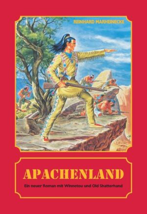 Winnetou eilt zu den Pinalenos, weil ihm zu Ohren gekommen ist, dass deren Häuptling Bikézhoozh Apachenland an die Bleichgesichter verkauft haben soll. Entsetzt stellt der Mescalero bei seiner Ankunft im Indianerdorf fest, dass der Häuptling dem Feuerwasser vollständig verfallen ist. Derweil trifft Old Shatterhand auf einen Siedlertreck, der vom Dicken Jemmy und dem Langen Davy nach Prescott geleitet wird. Die Siedler sollen alle in der Gegend von Prescott ein Stück Land zugeteilt bekommen. Beim Wagenzug befindet sich auch ein junger Mann namens William Gardener, dessen kleine Nichte von einem Indianerhäuptling als Gegenleistung für seinen toten Sohn geraubt worden ist. Old Shatterhand verspricht, dem jungen Mann zu helfen. Aber zuvor will der weiße Jäger erkunden, wieso Apachenland an Siedler verkauft werden konnte. Die Blutsbrüder geraten dabei mehrfach in Lebensgefahr. Können sie Bikézhoozh davon abhalten, weiteres Pinaleno-Land an die Weißen zu verschachern? Wer steckt überhaupt hinter all den Machenschaften? Und gelingt es Old Shatterhand sein Versprechen einzulösen und das kleine Mädchen aus der Gewalt der Comanchen zu befreien? Lesen Sie selbst!