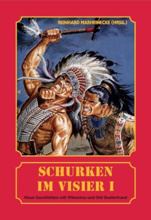 Der rothaarige Mörder (1.Teil) von Reinhard Marheinecke Winnetou und Old Shatterhand treffen in Bodie die junge Valerie Donovan, deren Vater wegen eines Säckchens Gold auf offener Straße ermordet wurde. Doch es gibt keine Zeugen für die Schandtat. Das Gold war dafür gedacht, den kleinen Sohn der Familie wieder von einer seltenen Augenkrankheit heilen zu können. Winnetou verspricht der jungen Frau, den Mörder zu ergreifen und ihr das Gold zurückzubringen. Eine abenteuerliche Verfolgung am Rande des Lake Tahoe beginnt. Da das Pferd des Mörders ein Hufeisen verliert, stiehlt der Schurke ein Ross der Washoe-Indianer, die irrtümlich Winnetou, Old Shatterhand und ihre Begleiter für die Pferdediebe halten, überfallen und gefangen nehmen. Können sich die Freunde aus dieser heiklen Situation befreien und kann Winnetou sein Versprechen einlösen? Der Tag des Regenbogens von Jutta Laroche In der Geschichte geht es um schwere Vater/Sohn Konflikte, um Bruderhass bis hin zu versuchtem Mord und um die Frage, ob sich Winnetou zu Recht Häuptling der Apachen nennen darf.