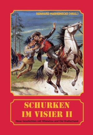 Der rothaarige Mörder (2. Teil) von Reinhard Marheinecke Winnetou und Old Shatterhand treffen in Bodie die junge Valerie Donovan, deren Vater wegen eines Säckchens Gold auf offener Straße ermordet wurde. Doch für die Schandtat gibt es keine Zeugen. Das Gold war dafür gedacht, den kleinen Sohn der Familie wieder von einer seltenen Augenkrankheit heilen zu können. Winnetou verspricht der jungen Frau, den Mörder zu ergreifen und ihr das Gold zurückzubringen. Eine abenteuerliche Verfolgung am Rande des Lake Tahoe beginnt. Da das Pferd des Mörders ein Hufeisen verliert, stiehlt der Schurke ein Ross der Washoe-Indianer, die irrtümlich Winnetou, Old Shatterhand und ihre Begleiter für die Pferdediebe halten, überfallen und gefangen nehmen. Können sich die Freunde aus dieser heiklen Situation befreien und kann Winnetou sein Versprechen einlösen? Der Gefangene der Lipan von Barbara Drucker und Elke Lakey In der Geschichte "Der Gefangene der Lipan" finden Deutsche Fallensteller Öl auf dem Land der Lipan, und deren Schamane Taagi its'os nimmt sie gefangen. Zur selben Zeit ist an Old Shatterhands Seite sein glühendster Leser unterwegs, um das Leben der Apachen und seinen größten Helden kennenzulernen. Gemeinsam mit Winnetou versuchen sie, das Leben der Deutschen zu retten ? trotz Winnetous Freundschaft mit Taagi its'os. Eine Geschichte um Freundschaft und schwere Entscheidungen, um Rassenkonflikte und Gerechtigkeit. Und um May-Lektüre.