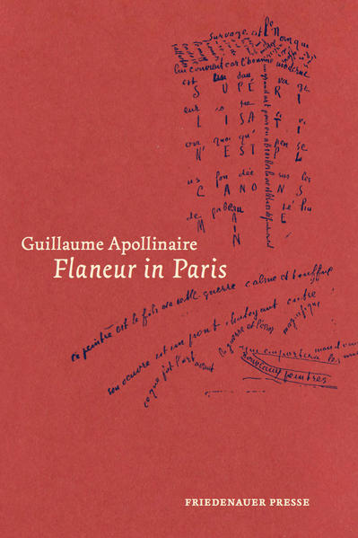 Es waren die Geheimnisse und Geschichten der stillen Winkel, die Guillaume Apollinaire (1880-1918) an Paris faszinierten. Als Flaneur in Paris richtet er seinen Blick auf die vom Verschwinden bedrohte vormoderne Stadt der Exzentriker und die hässlichen, industriellen Erscheinungen der Moderne. Die hier vorliegenden Streifzüge, sie erschienen kurz nach Apollinaires Tod, zeigen seine Vorliebe für das Überraschende, Regellose, für den poetischen Reiz von abgerissenen Plakaten und Graffiti, für Überblendungen von Realität und Fiktion. »Apollinaire war Dichter, ja Mensch, à propos de tout et de rien. Er hat sich mit so angespanntem Fühlen an den Augenblick verloren und doch, zugleich, so eigenwillig im Vergangenen behagt, daß er viel eher als irgendwelchen Dichtern oder Künstlern den großen anonymen Schöpfern der Pariser Mode vergleichbar ist.« Walter Benjamin über den Band 1929 in seiner Rubrik »Bücher, die übersetzt werden sollten«