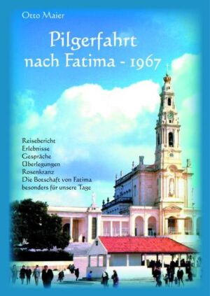 Fatima bleibt durch die Botschaften der Gottesmutter und das Sonnenwunder ein Zeichen. In dem Buch wird eine Wallfahrt beschrieben, die zwar schon vor vierzig Jahren stattfand, aber eine Antwort auf die politische und kirchliche Situation unserer Zeit gibt. Neben der spannenden Rahmenerzählung werden die Forderungen Fatimas dargestellt, die uns zur Bekehrung aufrufen.