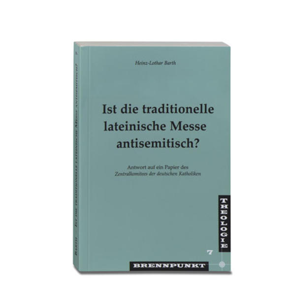 Der vorliegende Titel nimmt Bezug auf ein Papier des Laiengremiums „Zentralkomitee der deutschen Katholiken“ aus dem April 2007. Die Laien hatten sich in einem Schreiben zur traditionellen Messe geäußert. Bei den Karfreitagsgebeten des Novus Ordo Missae liegt ein klarer Bruch mit einer uralten Gebetspraxis vor, hinter der die ständige, biblisch fundierte Lehre der Kirche steht. In der überlieferten lateinischen Messe wird eindeutig für die Bekehrung der Juden zu Jesus Christus aus Liebe zu ihnen gebetet. Dies geschieht im neuen Ritus nicht mehr. Ein Dogma der Kirche kann jedoch nicht durch den Zeitgeist aufgehoben werden. Das aber hat der Gesprächskreis „Juden und Christen“ beim ZdK verlangt. Seine Erklärung vom 04. April 2007 verfolgte das Ziel, die offizielle Wiederzulassung der traditionellen Liturgie durch Papst Benedikt XVI. zu verhindern. Der bekannte Autor Dr. Heinz-Lothar Barth ordnet alle Vorwürfe des ZdK, die über den konkreten Anlaß hinaus von allgemeiner Bedeutung sind, in einen größeren theologischen Rahmen ein und widerlegt sie detailliert.