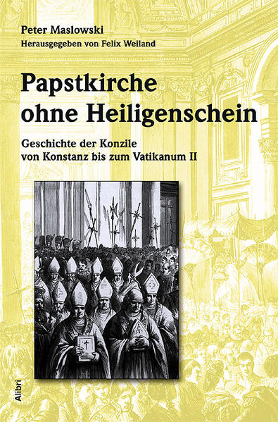 Das bislang nicht veröffentlichte Spätwerk Peter Maslowskis (1893-1983) befaßt sich mit den sechs neueren Konzilen der (katholischen) Kirche und den Auseinandsetzungen, die Anlaß für ihre Einberufung waren. Auf diesen „Funktionärsversammlungen“ wurden nicht nur zahlreiche dogmatische Richtungsentscheidungen getroffen, es ging auch immer um „große Politik“, um die Vorherrschaft im „christlichen Abendland“, um Steuern und Besitz. Maslowski bietet einen tiefen Einblick in Machtpolitik, Geld und Geschäfte der Papstkirche und in die Konflikte mit den jeweiligen weltlichen Mächten-vom Beginn des 15. Jahrhunderts bis zum Aufbruch durch das Vatikanum II unter Johannes XXIII. und dem bis heute anhaltenden konservativen Rückschlag unter dem Pontifikat Pauls VI.