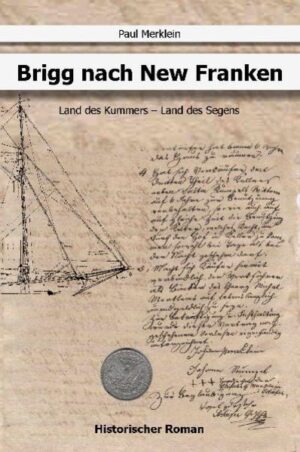 Franken und die Vereinigten Staaten von Amerika im Jahre 1847 Die drei Brüder, Karl Friedrich, Melcher und Theodor Jakob entschließen sich, aus den unterschiedlichsten Motiven heraus, zur Auswanderung nach Nordamerika. Um nicht ohne Barmittel in der neuen Welt beginnen zu müssen, drängen sie die Familie zum Verkauf eines Gasthofs und teilen das Geld unter allen neun Geschwistern auf. Als sie sich auf die Reise machen, ahnen sie noch nichts von den Schwierigkeiten, die solch´ eine viele Wochen dauernde Emigration, mit dem Floß, der Kutsche, der Eisenbahn, dem Segelschiff, -einer Brigg-, der Fähre und auch zu Fuß mit sich bringt. Nicht nur, dass man sie in ihrer deutschen Heimat, dem „Land des Kummers“, wie es in einem alten Auswandererlied heißt, um ihr Geld und damit auch um ihre Zukunft bringen will. Nein, auch in Amerika, dem Land der Träume, dem „Land des Segens“, müssen die Auswanderer des 19. Jahrhunderts viele Gefahren und Abenteuer bestehen. Werden sie wohlbehalten in New Franken, Wisconsin, ankommen? Und welche Hindernisse müssen sie überwinden, um das Glück und auch die Liebe zu finden, nach der alle suchen?