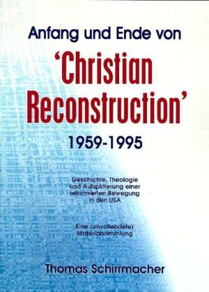 Anfang und Ende von Christian Reconstruction (1959-1995) | Bundesamt für magische Wesen