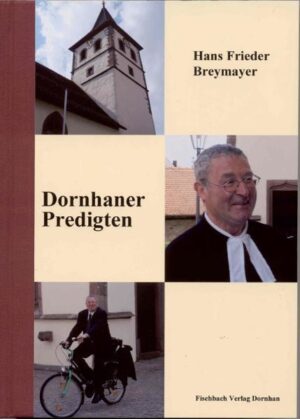 Sechzehn Jahre lang hat Pfarrer Hans Frieder Breymayer Sonntag für Sonntag auf der Kanzel der Dornhaner Stadtkirche gepredigt. Dabei verstand er es immer wieder Glaube zu wecken, zu stärken und zu vertiefen. Viele Hörer haben erlebt, wie seine Predigten getröstet, ermutigt und manchmal herausgefordert haben. Als profunder Theologe, Kenner und Liebhaber des biblischen Wortes ist es ihm hervorragend gelungen, die Predigttexte in die Lebenssituation seiner Hörer zu übertragen und sie in ihre Alltagssprache zu übersetzen, so dass alle Gottesdienstbesucher die biblische Botschaft verstehen konnten. Dabei brachte er sein ganzes Gemüt und seine Herzlichkeit mit ein. Bei der Verkündigung hat Pfarrer Breymayer immer den barmherzigen und liebenden, jedem Einzelnen in Jesus Christus zugewandten Gott deutlich gemacht. Er hat vermittelt, wie hilfreich die persönliche Verbindung mit Jesus Christus in allen Lebenssituationen ist und wie mit ihm der Lebensalltag bewältigt werden kann, auch in traurigen und schwierigen Lebenslagen.