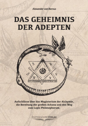 Alexander von Bernus war Dichter und Alchemist, und lebte in Freundschaft mit Personen wie Hesse, Mann und Rilke, nicht zu vergessen: Gustav Meyrink. In dieser kleinen Abhandlung setzt er sich mit den geheim gehaltenen alchymischen Prozessen wie der Herstellung des Weingeistes der Adepten, der Prima Materia oder des geheimen Salzfeuers auseinander, die nie wirklich beschrieben wurden, welche aber notwendig sind. Dabei erweist er sich als Kenner der Materie. Mit weitführenden Anhängen.