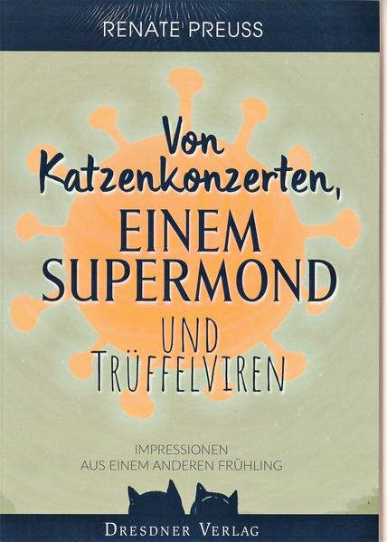 Katzenkonzerte während eines Supermondes und dazu Viren, die äußerlich betrachtet süßem Trüffelkonfekt ähneln! Wie soll das zusammenpassen? Noch dazu in einem Buch von Renate Preuß! Lassen Sie sich überraschen. Die Autorin nimmt den Leser an die Hand und knüpft aus drei Erzählsträngen einen dichten, ineinander verwobenen Text. Darin begleitet sie den Leser durch unsere scheinbar kleiner gewordene Welt der Gegenwart und gewährt dabei geschickt Einblicke in ihre eigene, krankheitsbedingt KLEIN GEWORDENE WELT, in der sie auf der Suche nach POESIE als probates Lebenselixier auch unter misslichen Umständen ist. Sie ermutigt ihre Leser, ihr räumlich und gedanklich auf dem Weg zu folgen und dabei ein bescheidenes Glück zu erfahren. Ein schwarzweißer, charismatischer Kater springt, schleicht, schnurrt und faucht als guter Geist durch den Text und lässt den Leser auch da schmunzeln, wo Heiterkeit deplaziert erscheint.