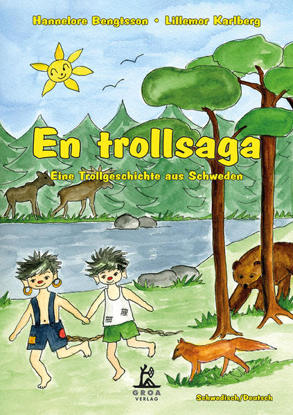 In der Geschichte „En Trollsaga“, die in Gedichtform geschrieben ist, lernen wir eine kleine Trollfamilie im schwedischen Märchenland kennen. Die vorliegende Ausgabe beinhaltet viele farbige, ganzseitige Bilder und hat einen zweisprachigen Text. Dies bietet die Möglichkeit, die Geschichte sowohl auf Schwedisch als auch auf Deutsch zu lesen. Das deutsche Gedicht folgt dem schwedischen Text inhaltlich, stellt aber keine Übersetzung dar. Am Ende des Buches befindet sich ein kleines Bildlexikon für Kinder zum Erlernen der ersten schwedischen Wörter.