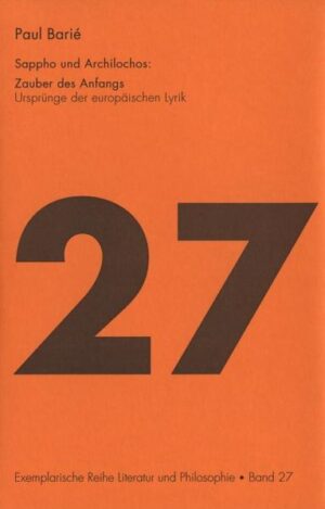 Das Buch will erreichen, dass Sappho für Literarturfreunde mehr bedeutet als ein großer Name und dass ihr Antipode Archilochos als einer der großen Dichter des frühen Griechenland wahrgenommen wird. Verse und Fragmente werden in der Originalsprache vorgestellt, neu übersetzt, historisch verortet und in wechselnder Intensität interpretiert. So wird ein faszinierendes Universum früher europäischer Lyrik in Umrissen erkennbar. Der Schwerpunkt liegt dabei auf Sappho. Sie vermittelt den Mädchen ihres Kreises in der wichtigen Lebensphase zwischen Kindheit und Ehestand eine selbstbewusste und stabile weibliche Identität, deren Entfaltung in ein Pantheon weiblicher Gottheiten und in eine homoerotisch getönte Gefühlswelt eingebettet war.