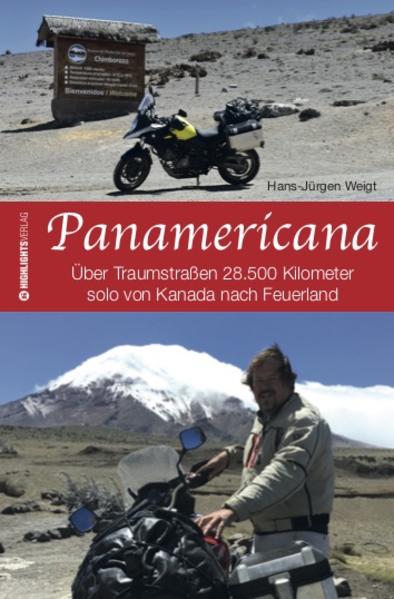 Panamericana: Vom Hohen Norden bis ans Ende der Welt. Über Traumstraßen 28.500 Kilometer solo von Kanada nach Feuerland. "Ich bin am südlichsten Ende des Straßennetzes gewesen. Habe dafür gefroren, geschwitzt, hin und wieder die Zähne zusammengebissen. Wind- und Schneetreiben überstanden. Alle Arten von Straßen gefahren. Immer wieder überwältigende Landschaften gesehen und unfassbar chaotische Stadtverkehre überstanden. Freundliche, bescheuerte, interessante und ganz selten unangenehme Menschen getroffen. Mit hilfsbereiten Polizisten, grimmigen Militärposten, gleichgültigen Grenzern verhandelt. Mit durchgeknallten Taxifahrern und heißblütigen Busfahrern die Straße geteilt, versucht, das Stückchen zu ergattern, das mein Motorrad brauchte.