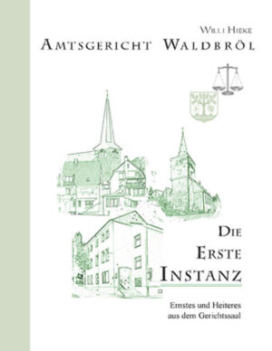 In diesem kleinen Band schreibt der Nümbrechter Autor Willi Hieke über Verhandlungen am Waldbröler Amtsgericht zu Straftaten, deren Vorgeschichte in Waldbröl, Nümbrecht, Morsbach, Reichshof-Eckenhagen oder Windeck begann. Seine heiteren aber auch ernsteren Geschichten sind so vergnüglich zu lesen, dass einige von ihnen nicht nur in den oberbergischen Zeitungen sondern auch im Kölner Express und sogar bundesweit in der Bild-Zeitung veröffentlich wurden. Neben den Berichten skizziert der Autor in einem kurzen Abriß die Arbeit und die Geschichte des Waldbröler Amtsgerichts. Dem Text wurden zur Illustration Grafiken von Petra Althen und Fotos von Wolfgang Kirsch hinzugefügt.