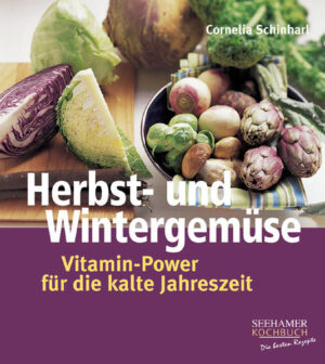 Vitamin-Power für die kühlen Tage des Jahres: Kohl, Rüben und Co. haben’s in sich: jede Menge Vitamine, viel Geschmack und so viel Charakter, dass sie auch im Herbst und Winter keine Langeweile im Speiseplan aufkommen lassen. In diesem Kochbuch gibt es neue und bewährte Rezepte für alle Gemüsesorten, die im Herbst und Winter auf dem Markt sind: von Artischocken und Kürbis über Schwarzwurzeln, Grünkohl und Rosenkohl bis zu den schmackhaften Topinambur und Steckrüben. Von der Vorspeise bis zum Hauptgericht - ob mit Fisch, Fleisch oder vegetarisch - ist alles geboten. Dazu Steckbriefe aller Sorten mit den wichtigsten Tipps, wie man sie lagert, vorbereitet und gart.