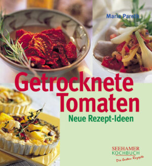 Volles Aroma und der Geschmack nach Sonne. Rot ist die Farbe der Versuchung und so kommt es nicht von ungefähr, dass einer der schönsten Verführer auf unserem Speiseplan diese Farbe trägt: die Tomate. Erntefrische Tomaten mit dem typischen Sonnenaroma gibt’s jedoch nur eine begrenzte Zeit - und dann? Ganz einfach: Dann bieten getrocknete Tomaten den vollen Sommer-Sonnen-Geschmack! Sie schmecken sogar noch intensiver als die frischen Früchte, weil ihnen beim Trocknen zwar Wasser, nicht aber Aroma entzogen wird. So ist es nicht verwunderlich, dass getrocknete Tomaten inzwischen auch bei uns immer beliebter werden. Während sie aus der italienischen Küche nicht mehr wegzudenken sind, werden hierzulande gerade erst die Möglichkeiten entdeckt, die „pomodori secchi“ bieten. Kaum eine andere Zutat hat sich so zum Trend-Lebensmittel entwickelt wie getrocknete Tomaten. Meist werden sie jedoch nur als Beilage zu mediterranen Vorspeisen serviert - dabei sind sie unglaublich vielseitig zu verwenden! In diesem neuen Buch gibt’s jede Menge Rezept-Ideen mit getrockneten Tomaten: Sie aromatisieren Vorspeisen, Suppen und Salate, peppen Fisch und Fleisch auf und geben vegetarischen Gerichten eine besondere Note.