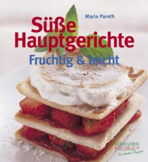 Süße Verführung für Naschkatzen. Kreative neue Rezeptideen für süße Hauptgerichte: z. B. Mangosuppe mit Zimtknödeln, Cassis-Waldbeeren-Risotto etc. Alle Rezepte entsprechen dem Trend zur leichten Küche, ohne durch allzuviel Kalorien den Genuss gleich wieder zu "versalzen". Außerdem gibt es für viele Schlemmereien diabetiker-taugliche Variationsvorschläge. Die Rezepte sind nach Jahreszeiten/Fruchtfolge eingeteilt, so dass alles in Bestform auf den Tisch kommt. Alle Rezepte sind getestet und gelingen garantiert.