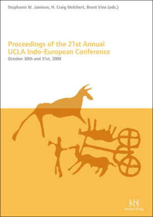 Proceedings of the 21st Annual UCLA Indo-European Conference: October 30th and 31st, 2009 | Brent Vine, H. Craig Melchert, Stephanie W. Jamison