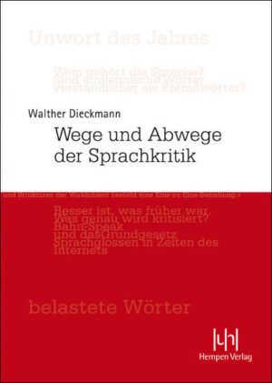 Wege und Abwege der Sprachkritik | Bundesamt für magische Wesen